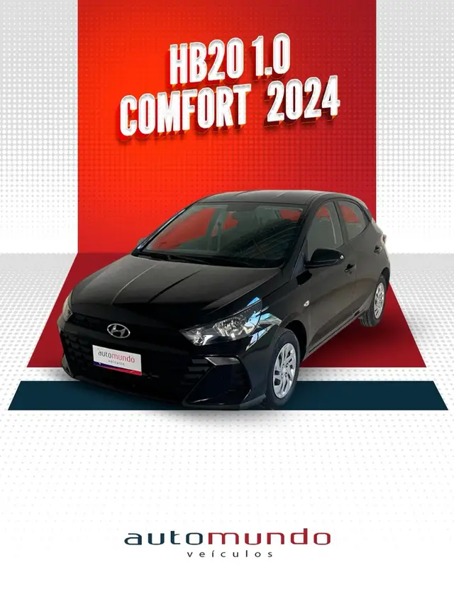 Carro Hyundai HB20 2024 Sense 1.0 (Mec.)