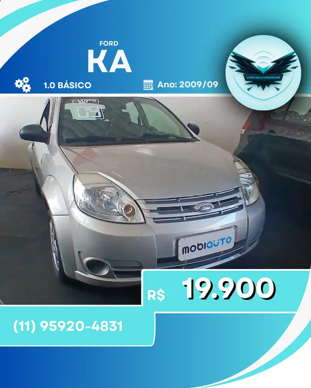 Carro Ford Ka 2009 Ka Class 1.0 (Flex)