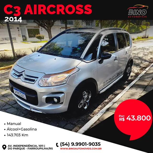 Carro Citroën Aircross 2014 GLX 1.6 16V (flex)