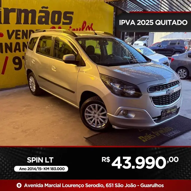 Carro Chevrolet Spin 2015 LT 5S 1.8 (Flex)
