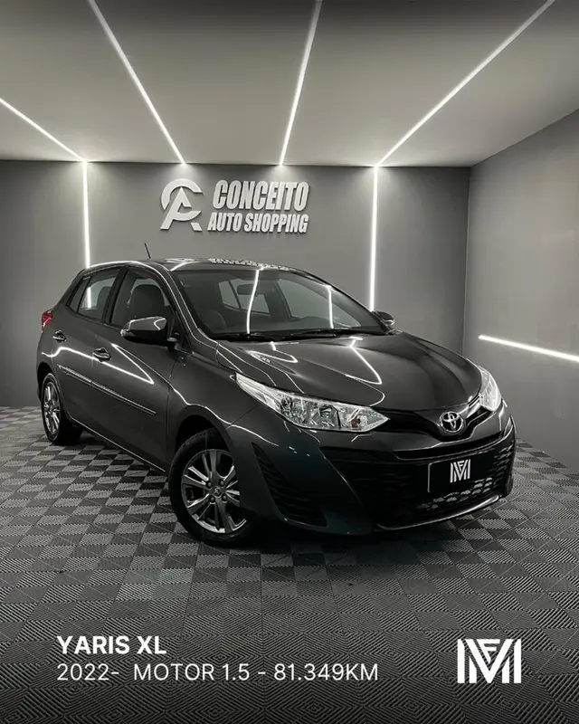 Carro Toyota Yaris 2022 1.5 XL Plus Connect CVT (Flex)