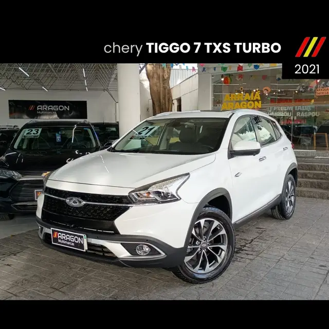 Carro CAOA Chery Tiggo 7 2021 1.5 TXS Turbo Flex (Aut)