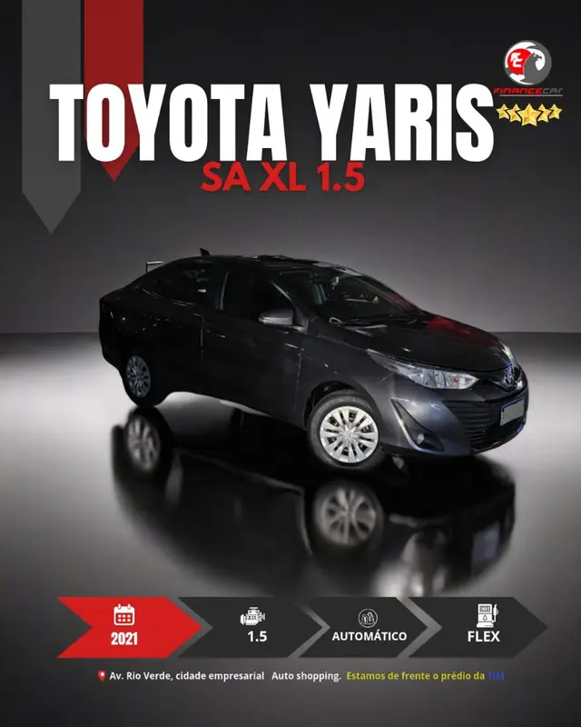 Carro Toyota Yaris Sedan 2021 1.5 XL Live (Flex)