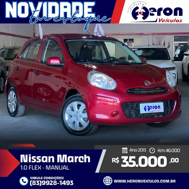 Carro Nissan March 2013 1.0 16V S (Flex)