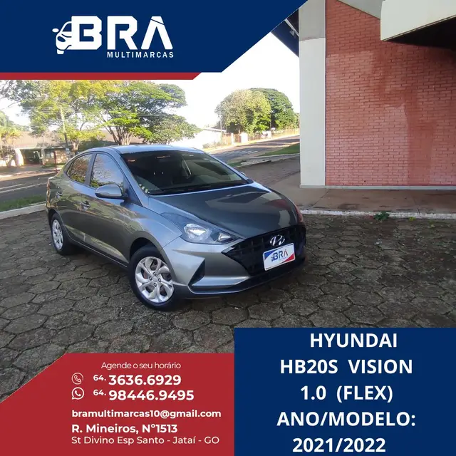 Carro Hyundai HB20S 2022 1.0 Vision (Flex)