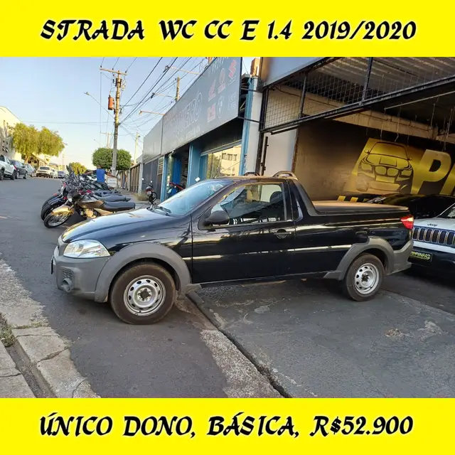 Carro Fiat Strada 2020 Hard Working 1.4 (Flex) (Cabine Simples)