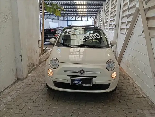 Carro Fiat 500 2013 Cult Dualogic 1.4 8V