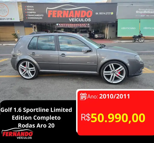 Carro Volkswagen Golf 2011 Sportline 1.6 VHT Ltd Edition