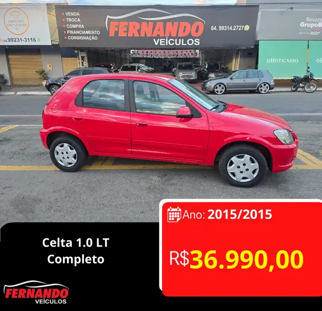 Carro Chevrolet Celta 2015 LT 1.0 (Flex)