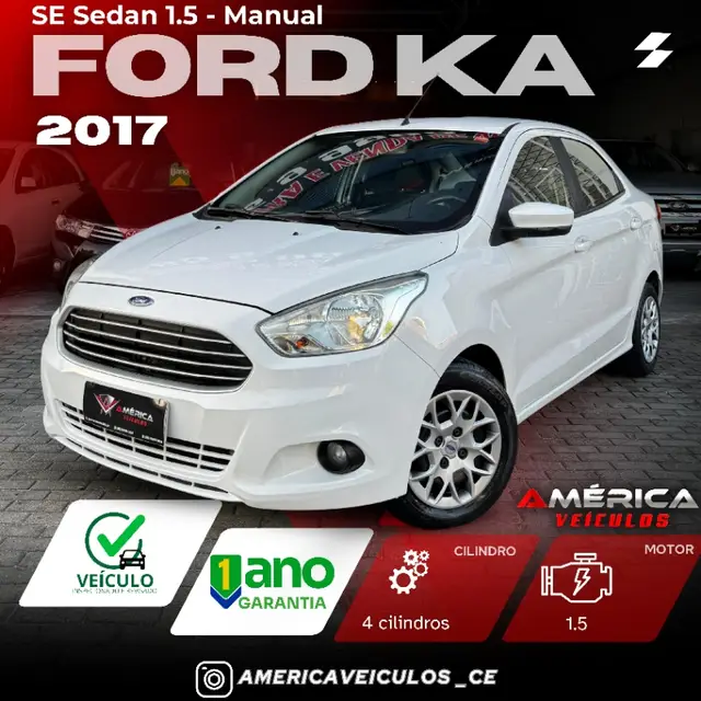 Carro Ford Ka Sedan 2017 SE 1.5 16v (Flex)