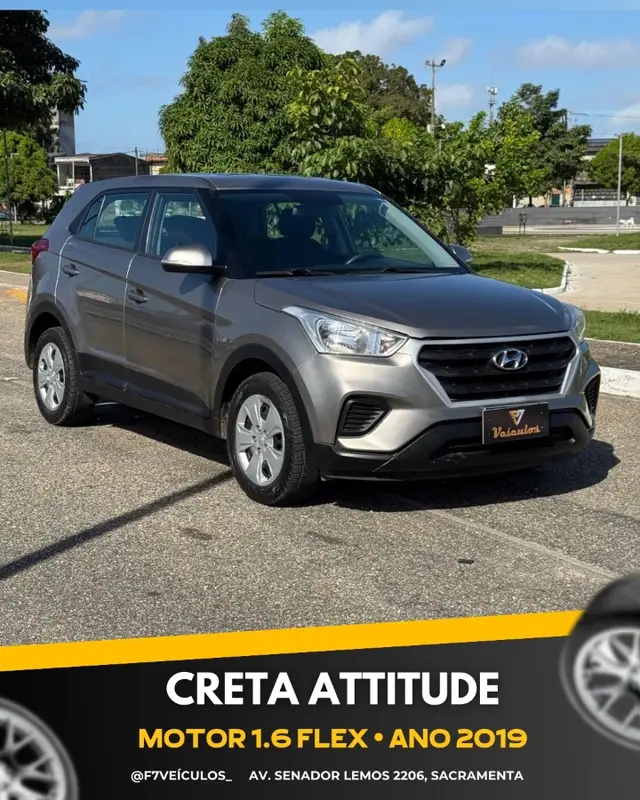 Carro Hyundai Creta 2019 Attitude 1.6 (Aut) (Flex) (PCD)