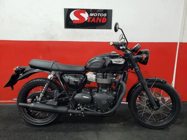 Moto Triumph Bonneville T100 2019 T 100 Black
