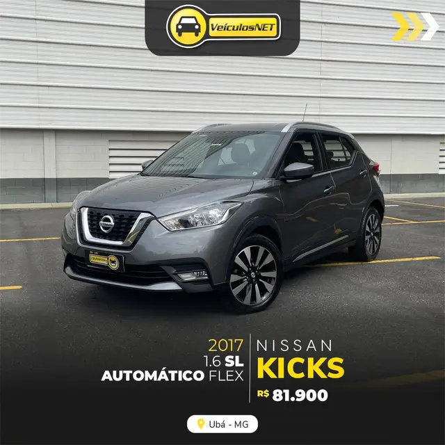 Carro Nissan Kicks 2017 1.6 SL CVT (Flex)