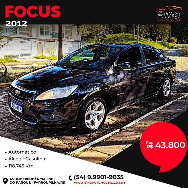 Carro Ford Focus Sedan 2012 Titanium 2.0 16V  (Aut)