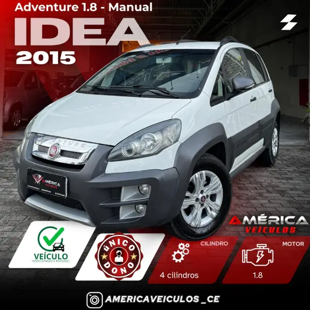 Carro Fiat Idea 2015 Adventure 1.8 16V E.TorQ (Flex)