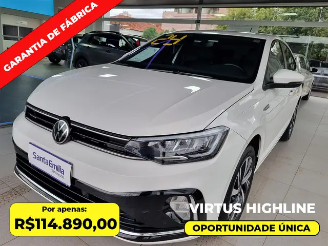Carro Volkswagen Virtus 2024 Highline 1.0 200 TSI