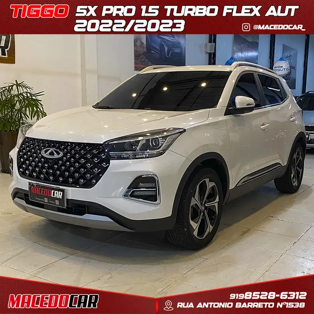 Carro CAOA Chery Tiggo 5X Pro 2023 1.5 Turboflex (Aut)