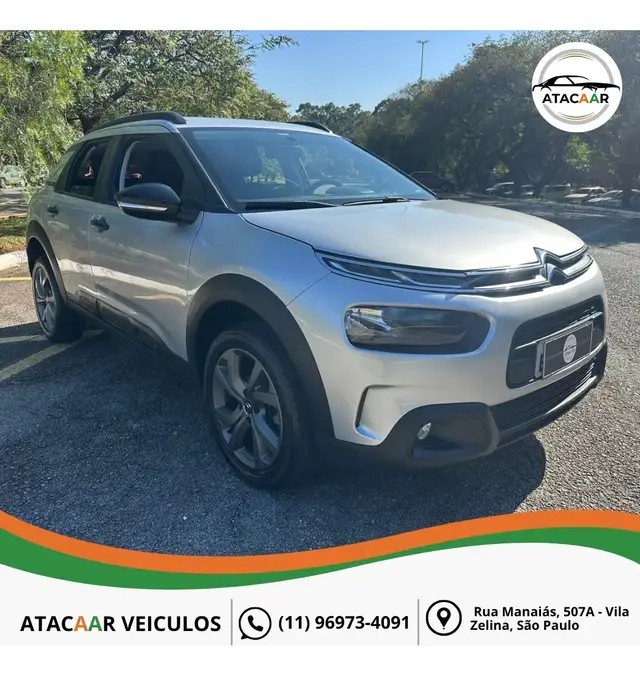 Carro Citroën C4 Cactus 2020 1.6 Feel Pack (Aut) (Flex)