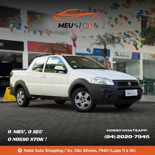 Carro Fiat Strada 2018 Hard Working 1.4 (Flex) (Cabine Dupla)
