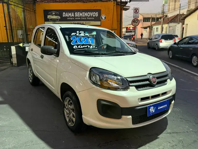 Carro Fiat Uno 2021 Attractive 1.0