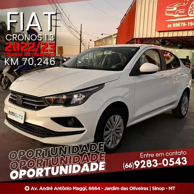 Carro Fiat Cronos 2023 Drive 1.3 (Flex) AT