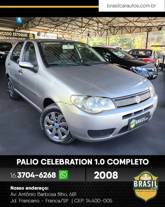 Carro Fiat Palio 2008 Fire 1.0 8V