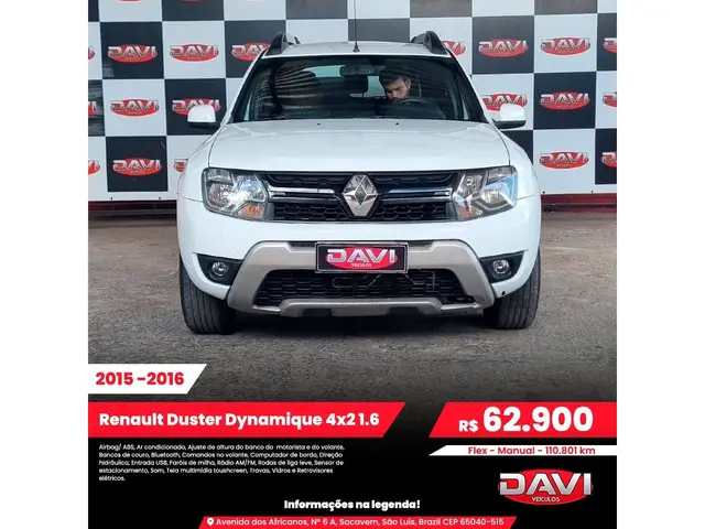 Carro Renault Duster 2016 1.6 16V Dynamique (Flex)