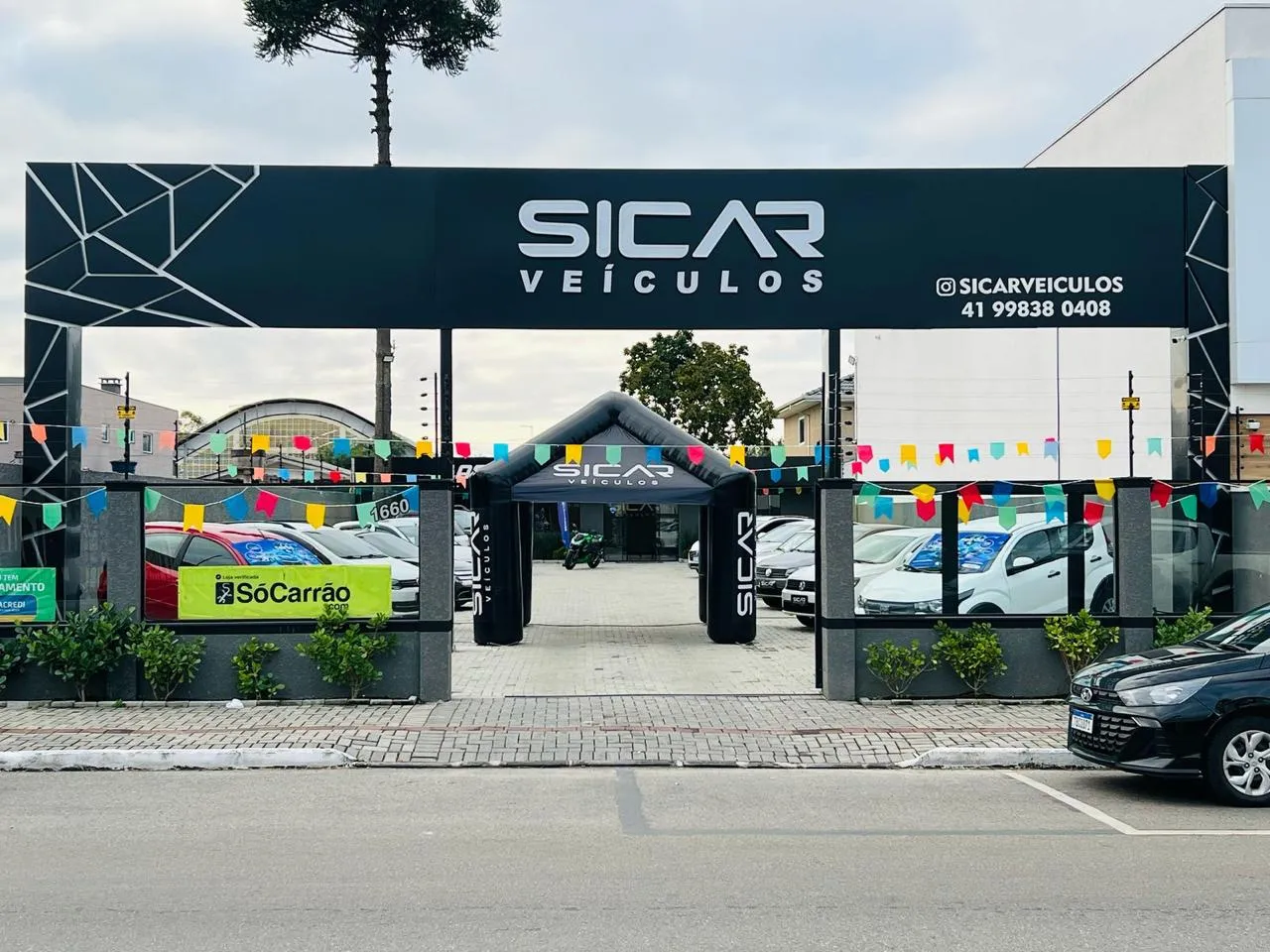 Fachada da loja SICAR VEÍCULOS - Campina Grande do Sul - PR