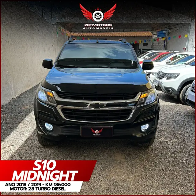 Carro Chevrolet S10 Cabine Dupla 2019 S10 2.8 CTDI Midnight 4WD (Aut) (Cabine Dupla)