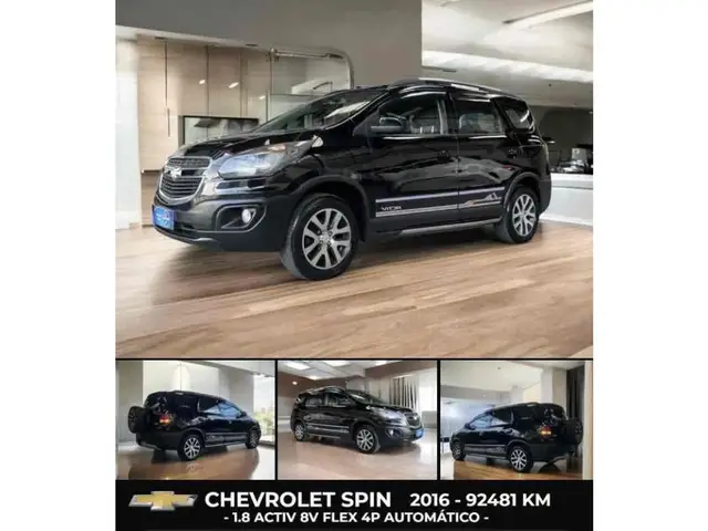Carro Chevrolet Spin 2016 Activ 1.8 (Flex) (Aut)