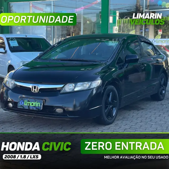 Carro Honda Civic 2008 New  LXS 1.8 16V (Aut) (Flex)