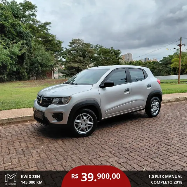 Carro Renault Kwid 2018 Zen 1.0 12v SCe (Flex)