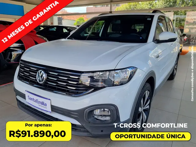 Carro Volkswagen T-Cross 2020 1.0 200 TSI Comfortline (Aut) (Flex)