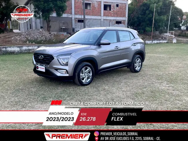 Carro Hyundai Creta 2023 Comfort 1.0 Turbo (Aut) (Flex)