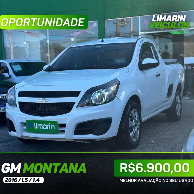Carro Chevrolet Montana 2016 LS 1.4 (Flex)