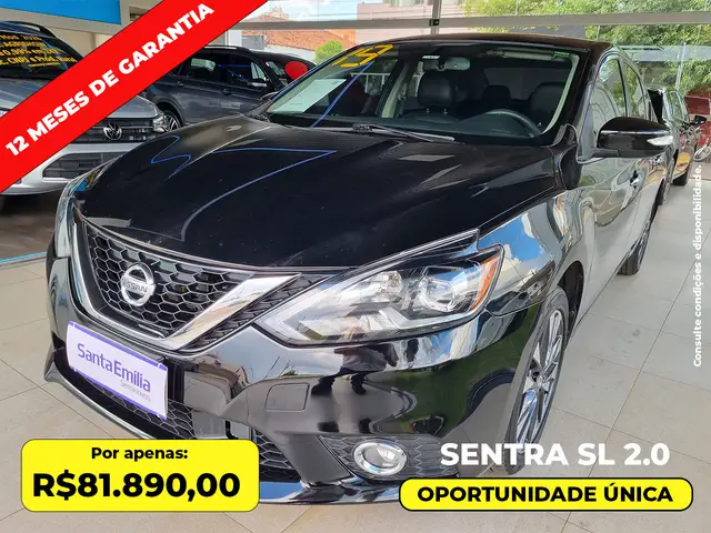 Carro Nissan Sentra 2019 SL 2.0 16V CVT (Flex)