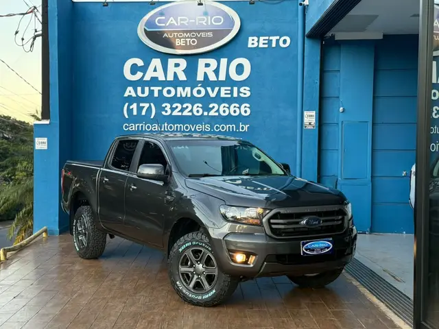 Carro Ford Ranger Cabine Dupla 2021 XLS 2.2 Turbodiesel 4x4 (Aut)