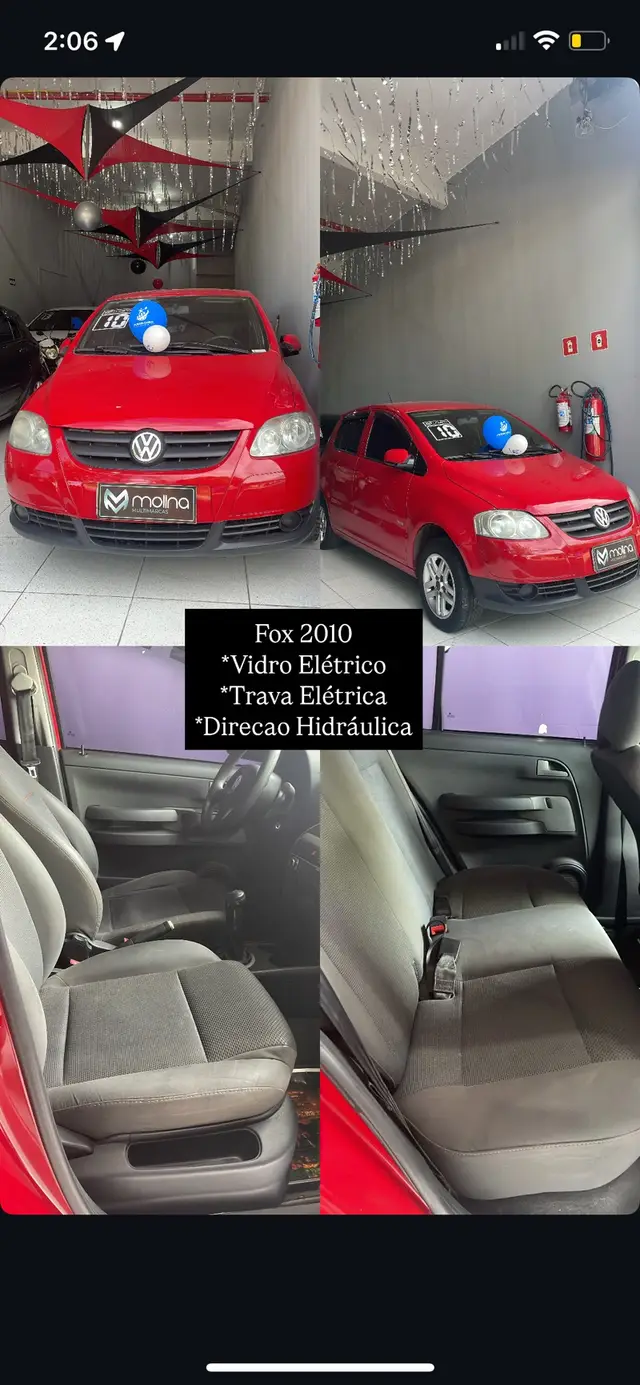 Carro Volkswagen Fox 2010 1.0 8V (Flex) 2p