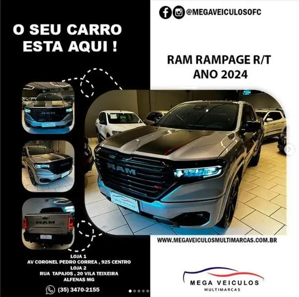 Carro RAM Rampage 2024 R/T 2.0 Turbo