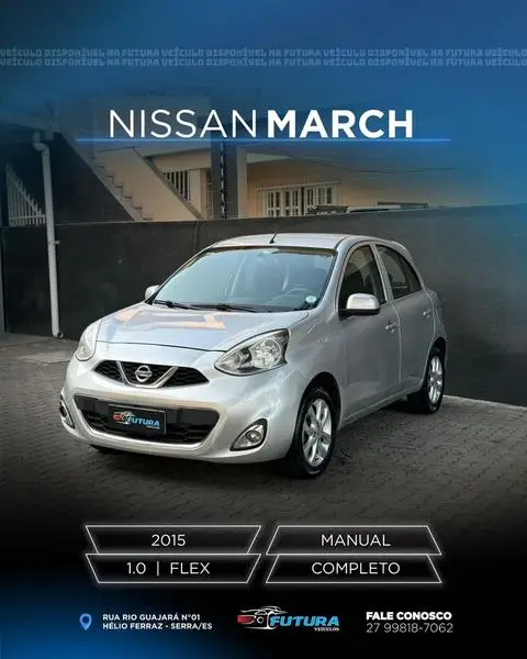 Carro Nissan March 2015 1.0 12V SV (Flex)