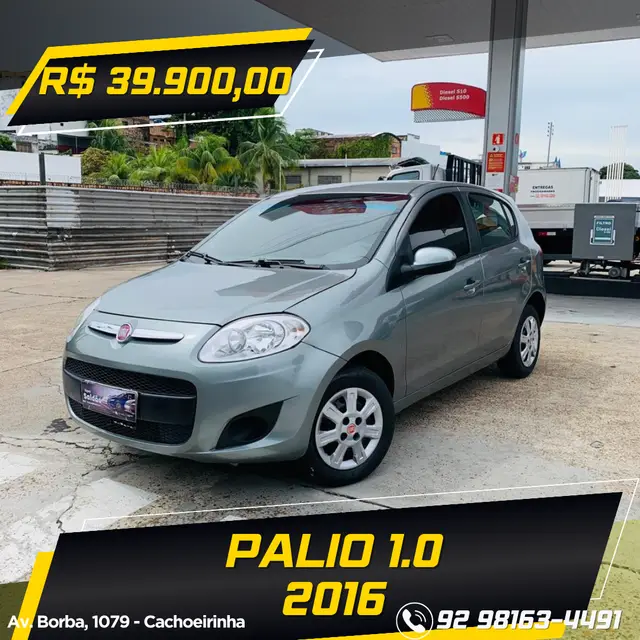 Carro Fiat Palio 2016 Attractive 1.0 Evo (Flex)