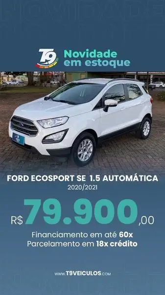 Carro Ford EcoSport 2021 SE 1.5 (Flex)