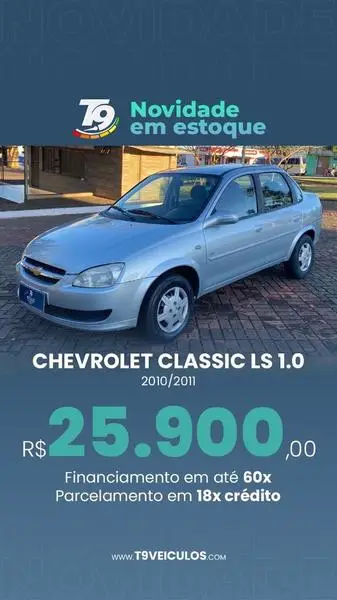 Carro Chevrolet Classic 2011 LS VHC E 1.0 (Flex)