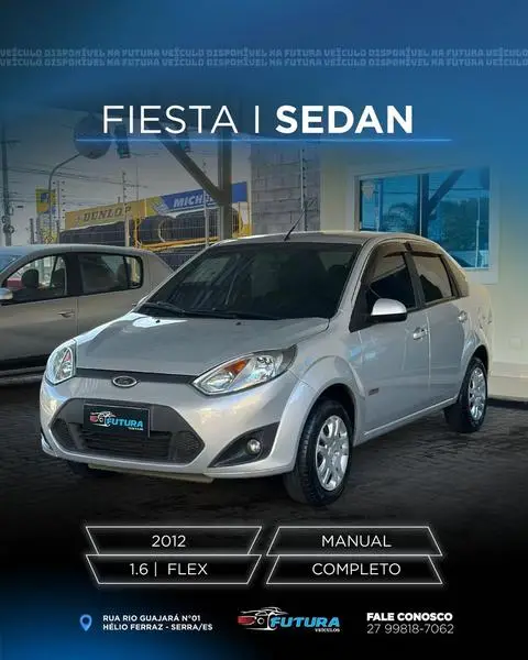 Carro Ford Fiesta Sedan 2012 1.6 (Flex)