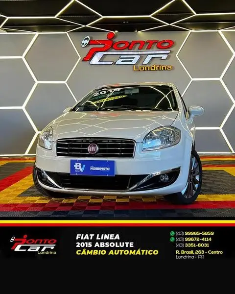 Carro Fiat Linea 2015 Absolute 1.8 16V Dualogic (Flex)
