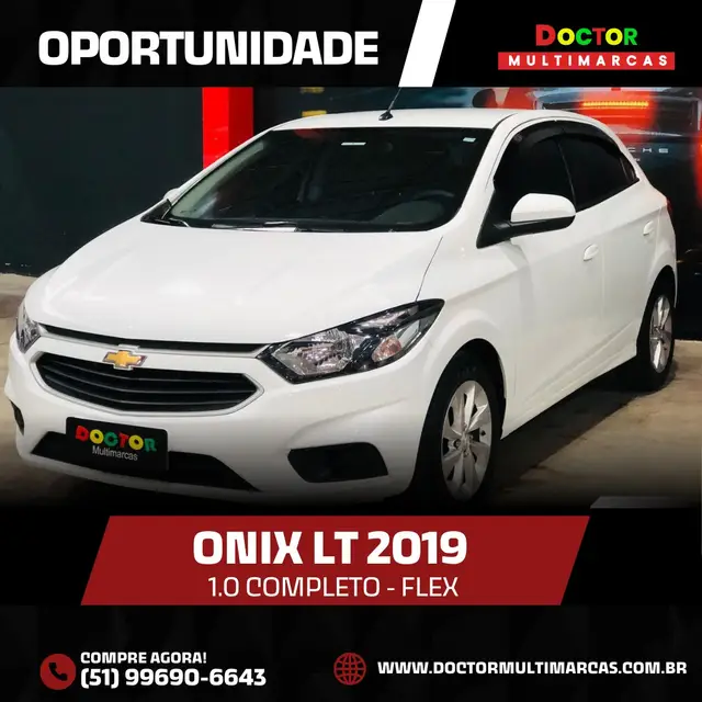 Carro Chevrolet Onix 2019 1.0 LT SPE/4
