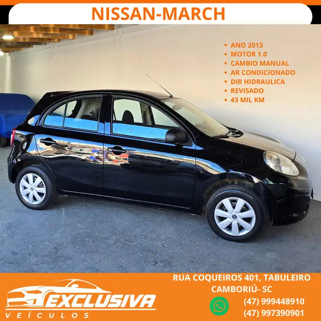 Carro Nissan March 2013 1.0 16V (Flex)