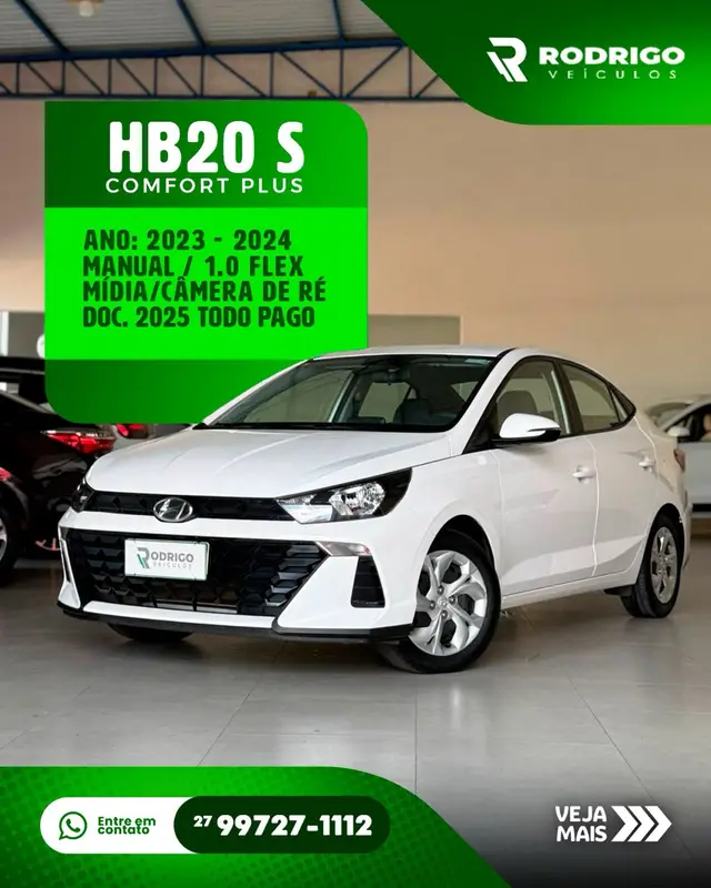 Carro Hyundai HB20S 2024 Comfort 1.0 (Flex)