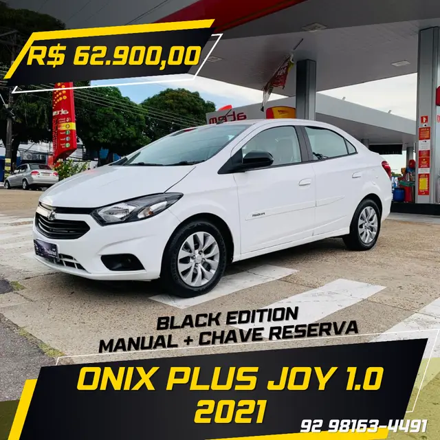 Carro Chevrolet Joy Plus 2021 Black 1.0