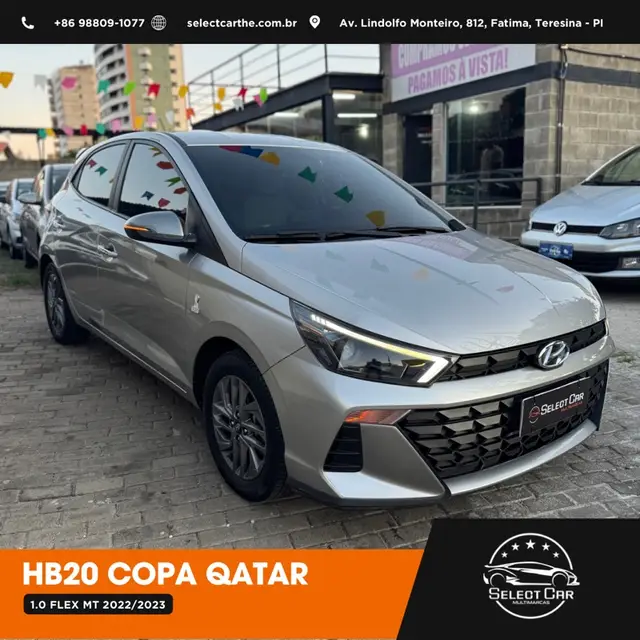 Carro Hyundai HB20 2023 Copa do Mundo 1.0 (Mec.)